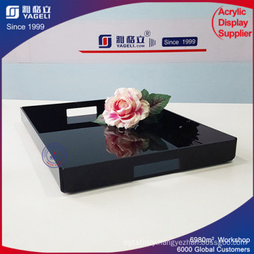 Professional Design Customized Blank Acrylic Tray with Handles